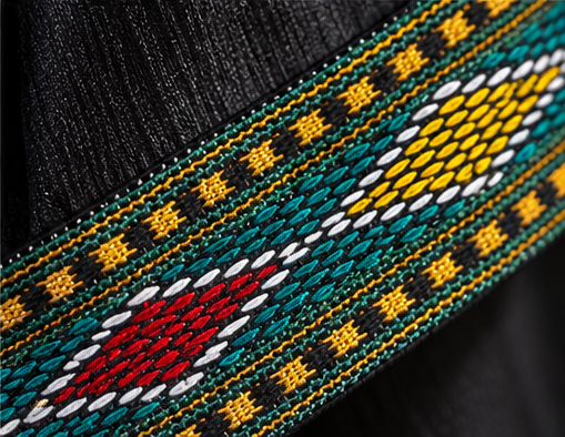 Tibeb Abaya 01 authentic Ethiopian Tibeb pattern detail